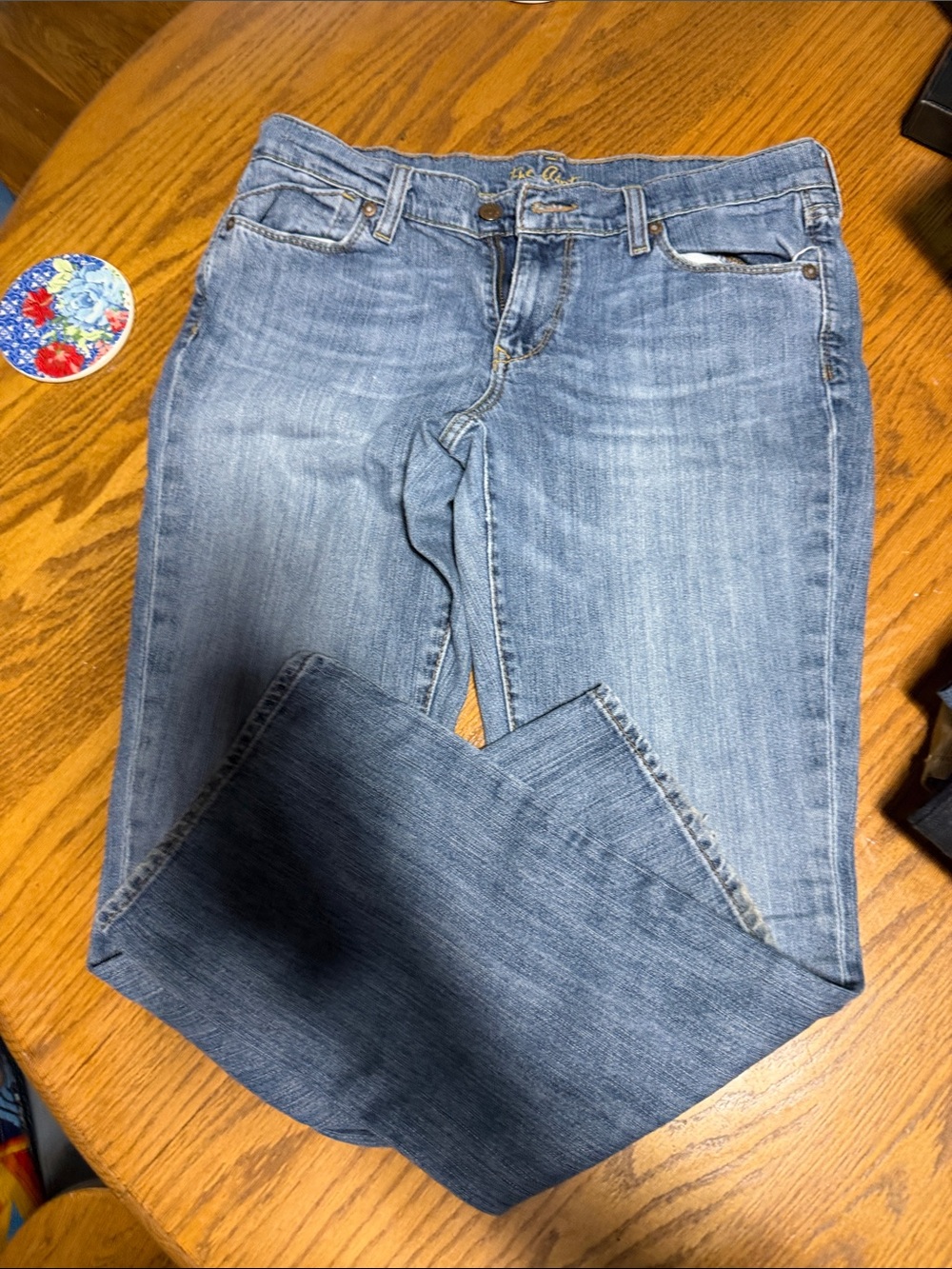 Women’s Boot Cut Jeans in Light Blue Denim
